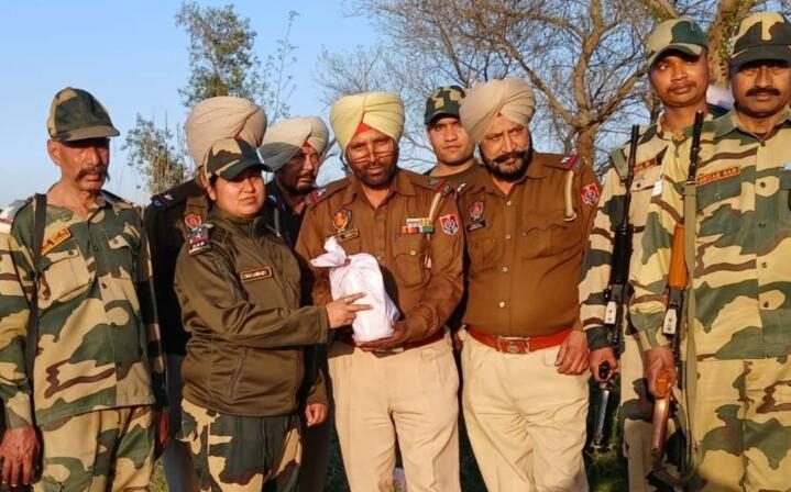 Big action by police and BSF against drug smugglers in border area